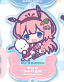 周央サンゴ ポチャッコ コラボグッズ