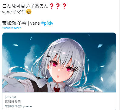 葉加瀬冬雪 絵師