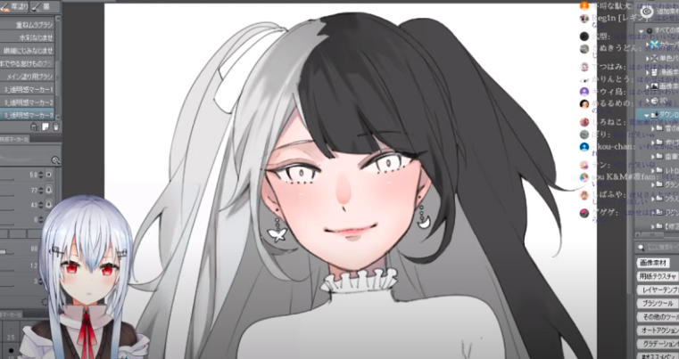 葉加瀬冬雪 イラスト