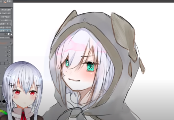 葉加瀬冬雪 イラスト