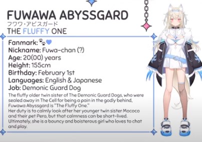 Fuwawa Abyssgard 自己紹介