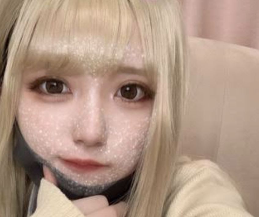 羽渕やむ　顔