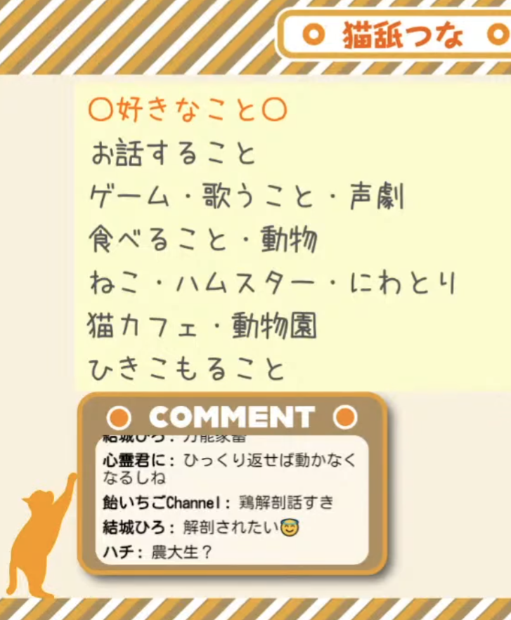 猫舐つな,動物好き