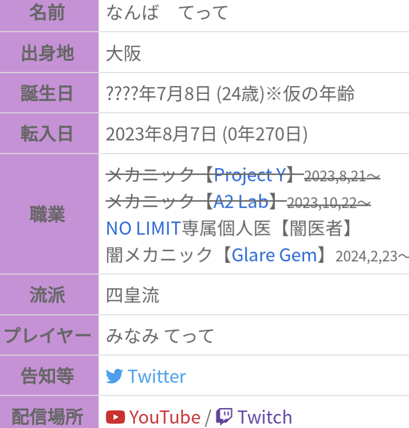 みなみてって,ストグラ,なんば てって
