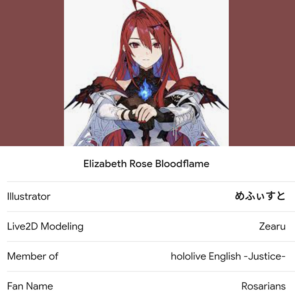 エリザベス・ローズ・ブラッドフレイム,イラストレーター,めふぃすと