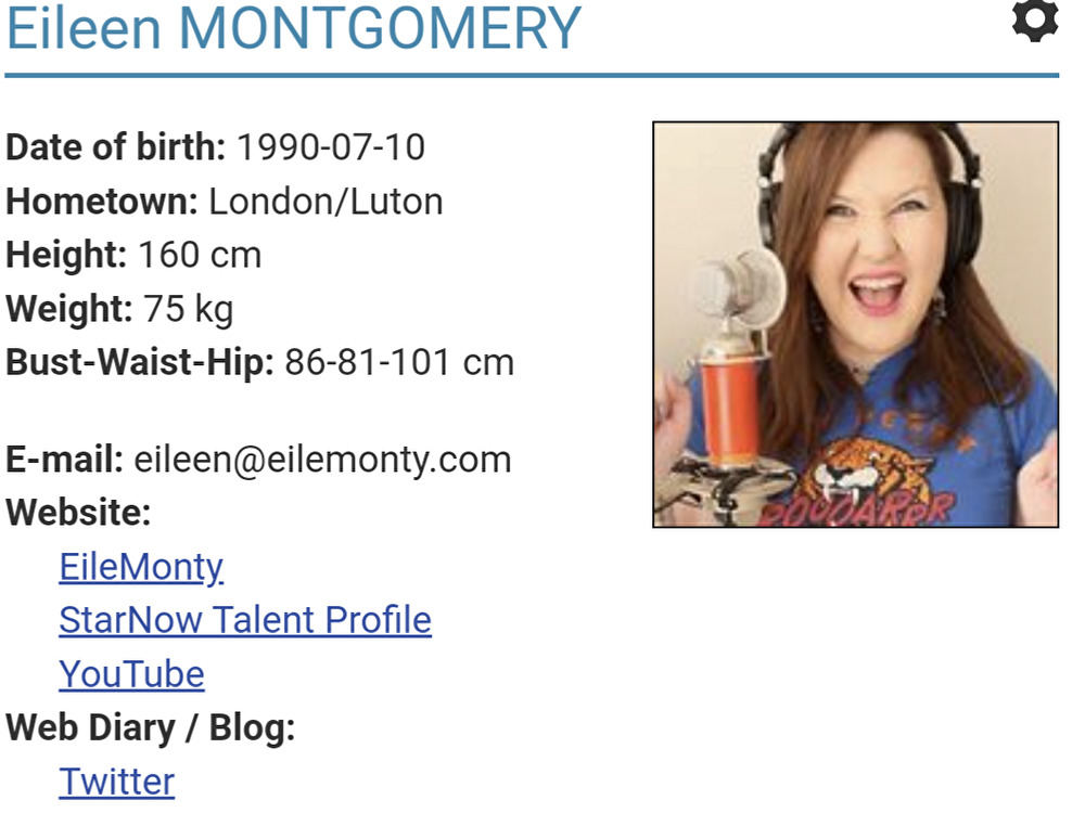EileMonty,プロフィール